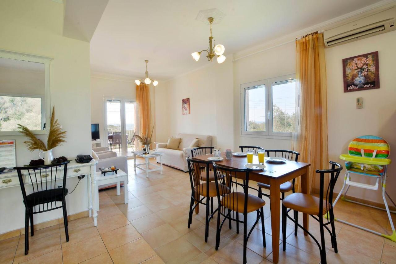 Giokos Apartment Agios Matthaios  ภายนอก รูปภาพ