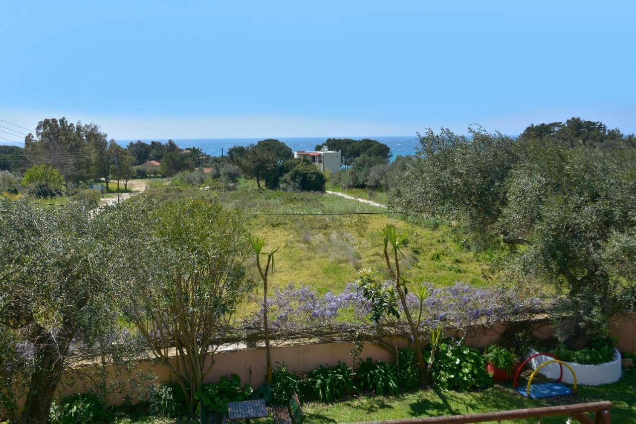 Giokos Apartment Agios Matthaios  ภายนอก รูปภาพ
