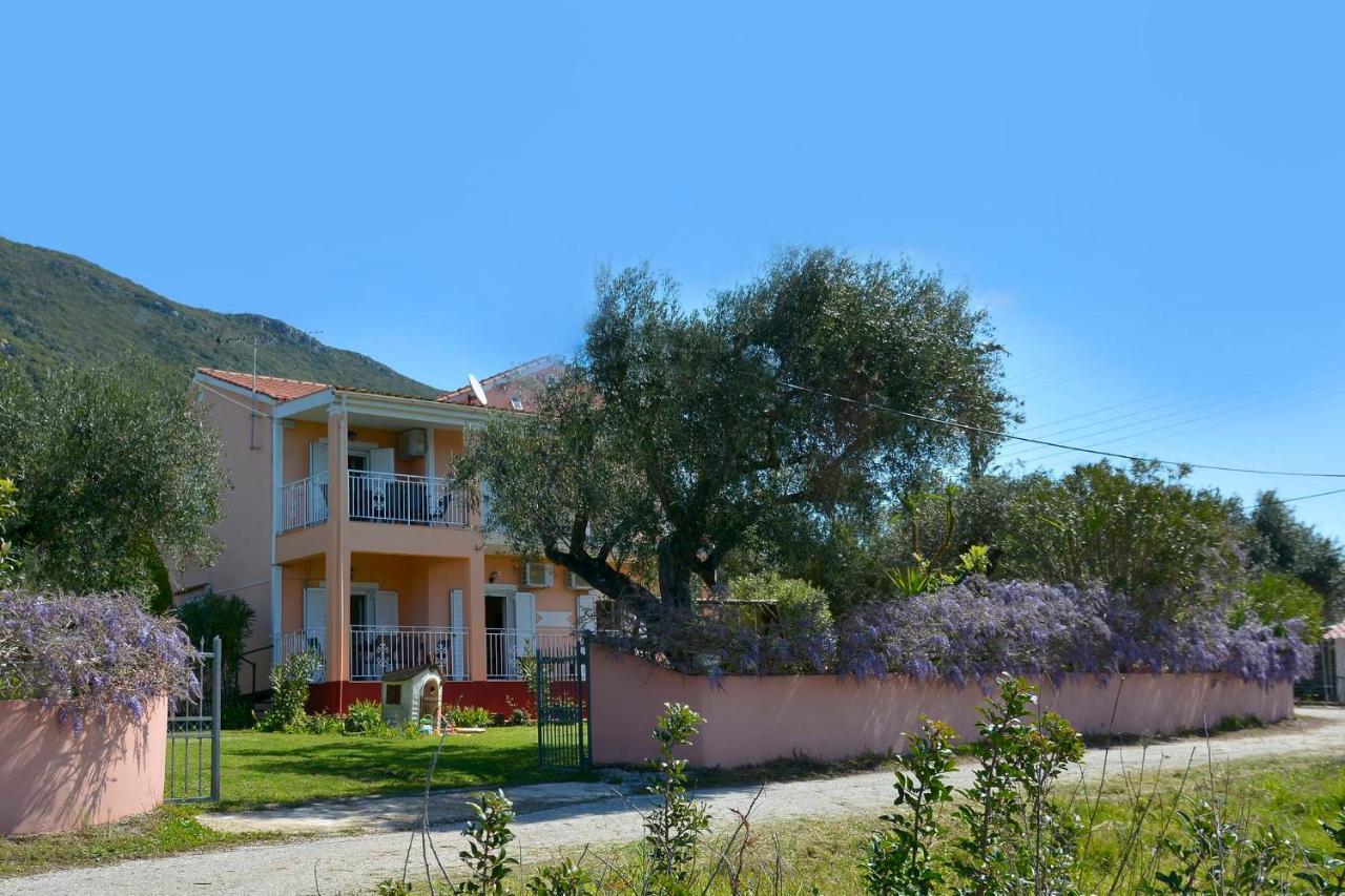 Giokos Apartment Agios Matthaios  ภายนอก รูปภาพ
